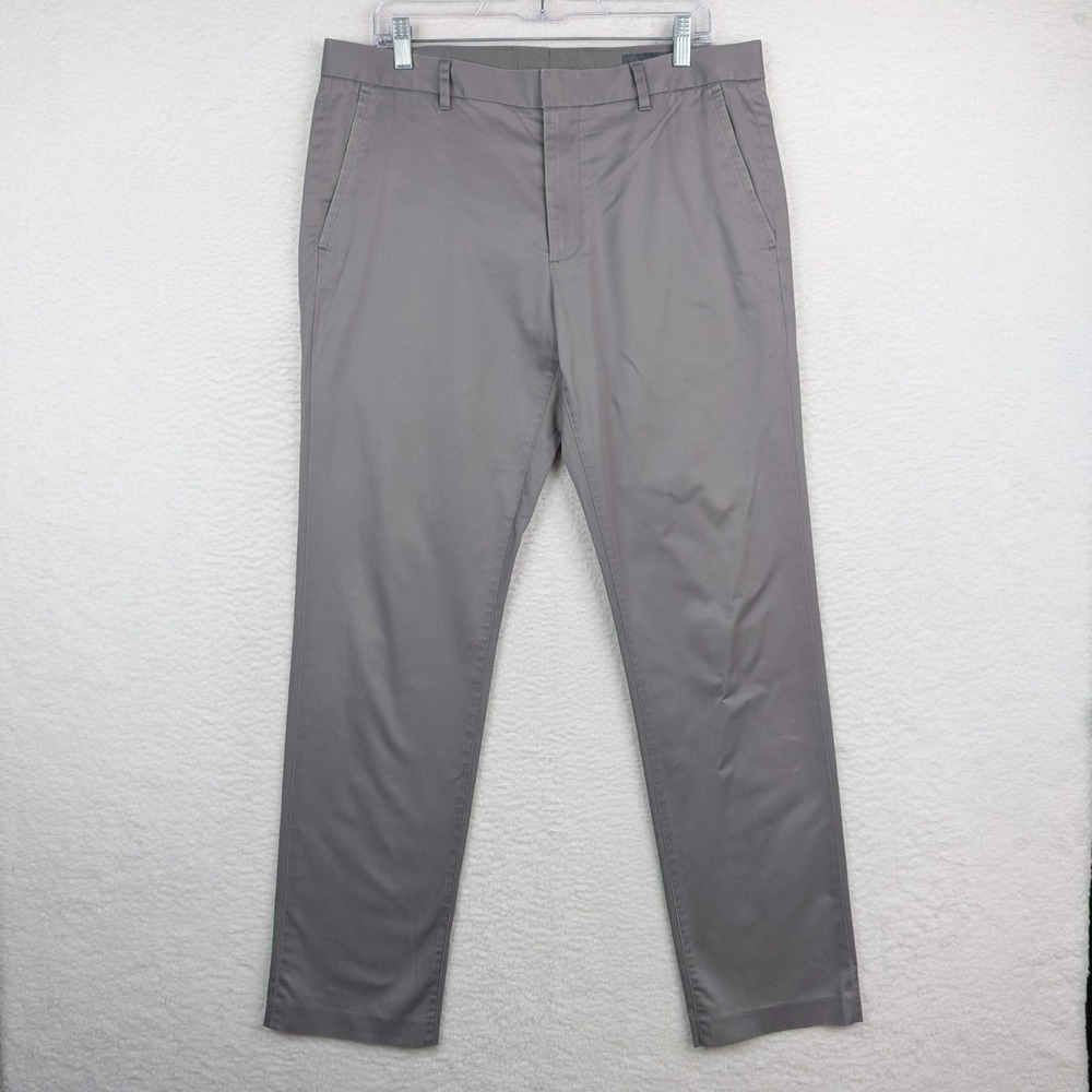 Bonobos Dress Pants Mens Size 35x32 Gray Friday Weekday Warrior Slim Straight